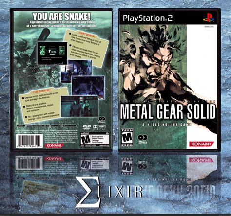 metal gear solid box cover code|metal gear solid game cover.